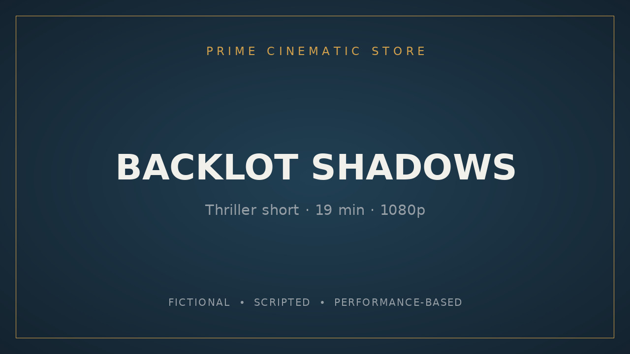 Backlot Shadows